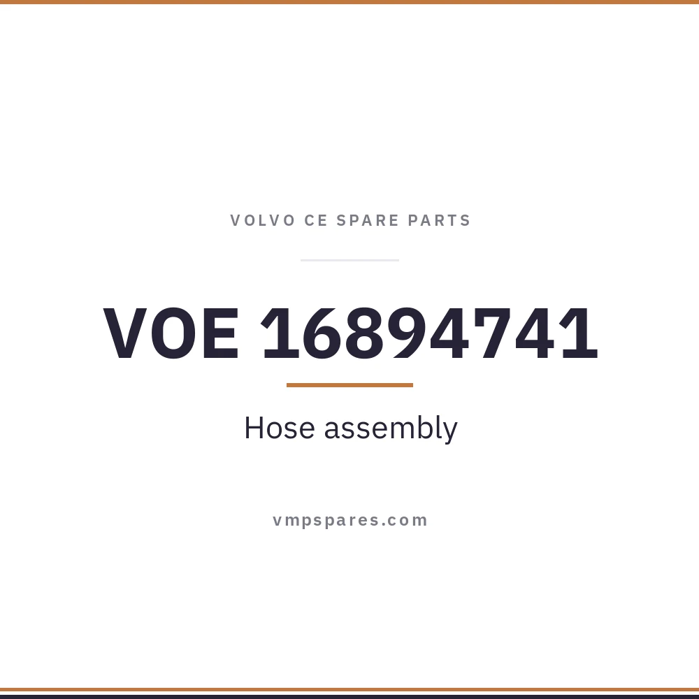 VOE 16894741 – Hose assembly