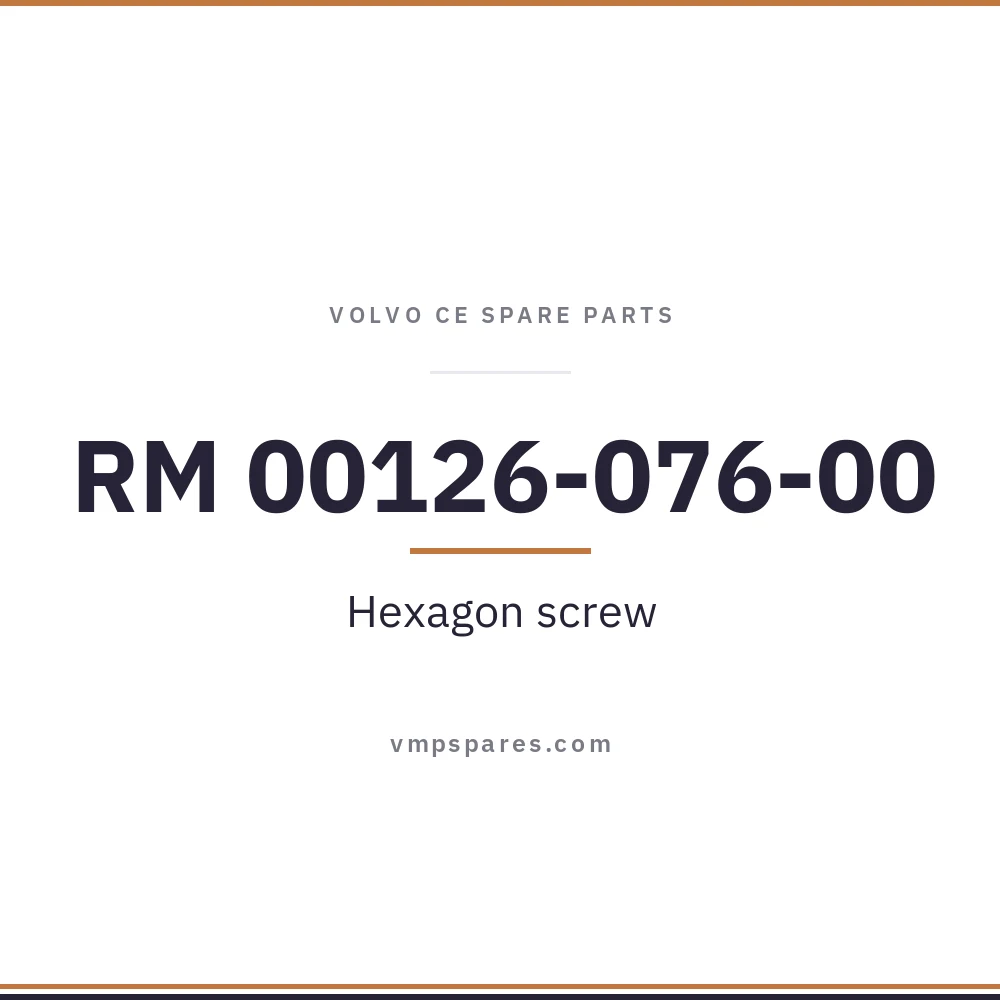 RM 00126-076-00 – Hexagon screw