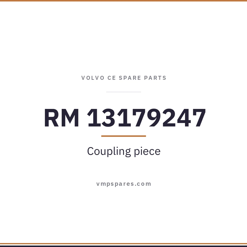 RM 13179247 – Coupling piece