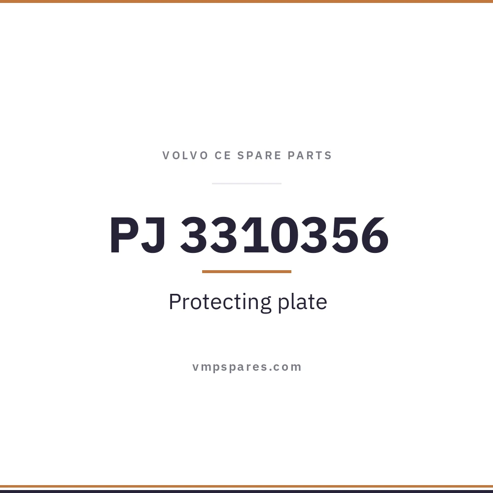 PJ 3310356 – Protecting plate