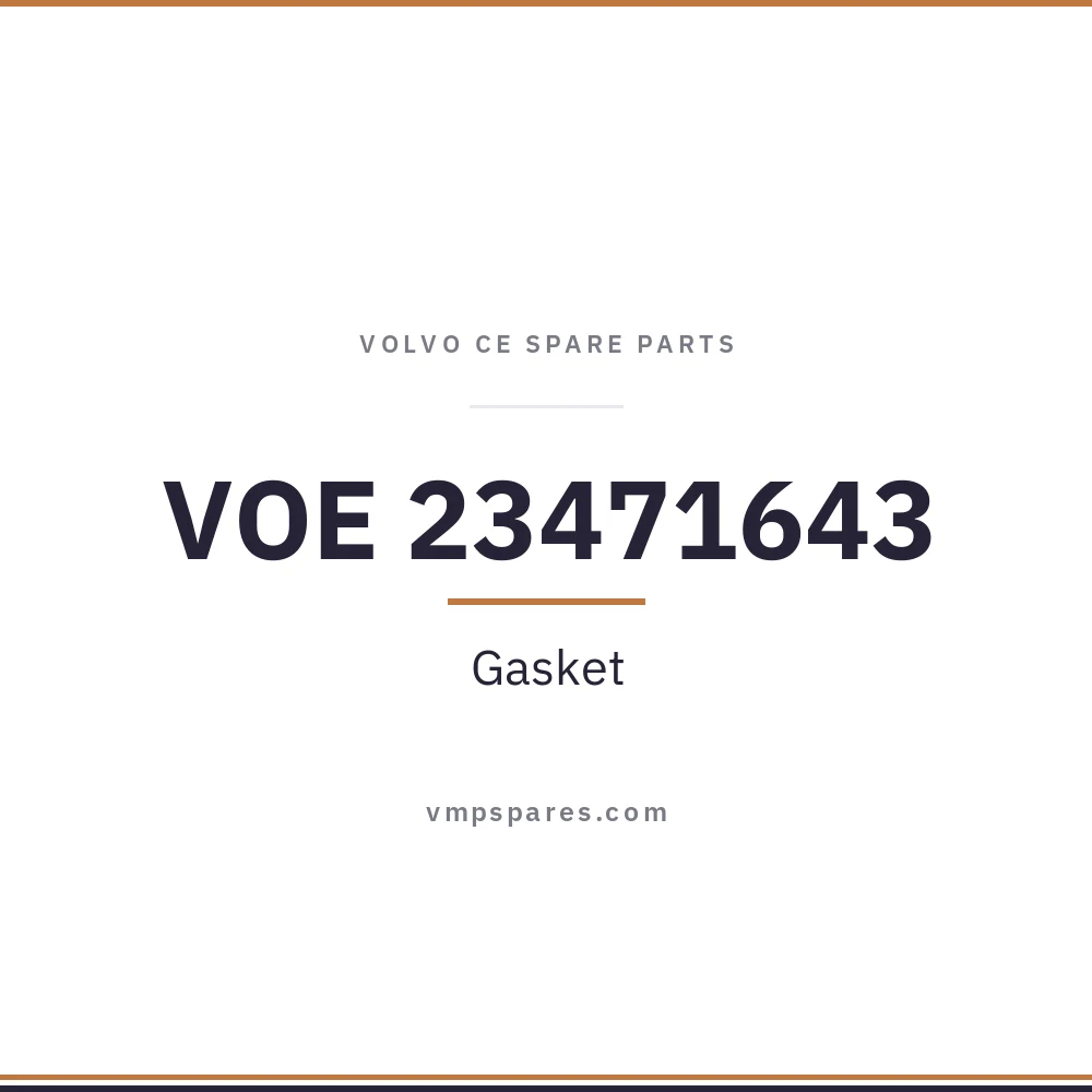 VOE 23471643 – Gasket