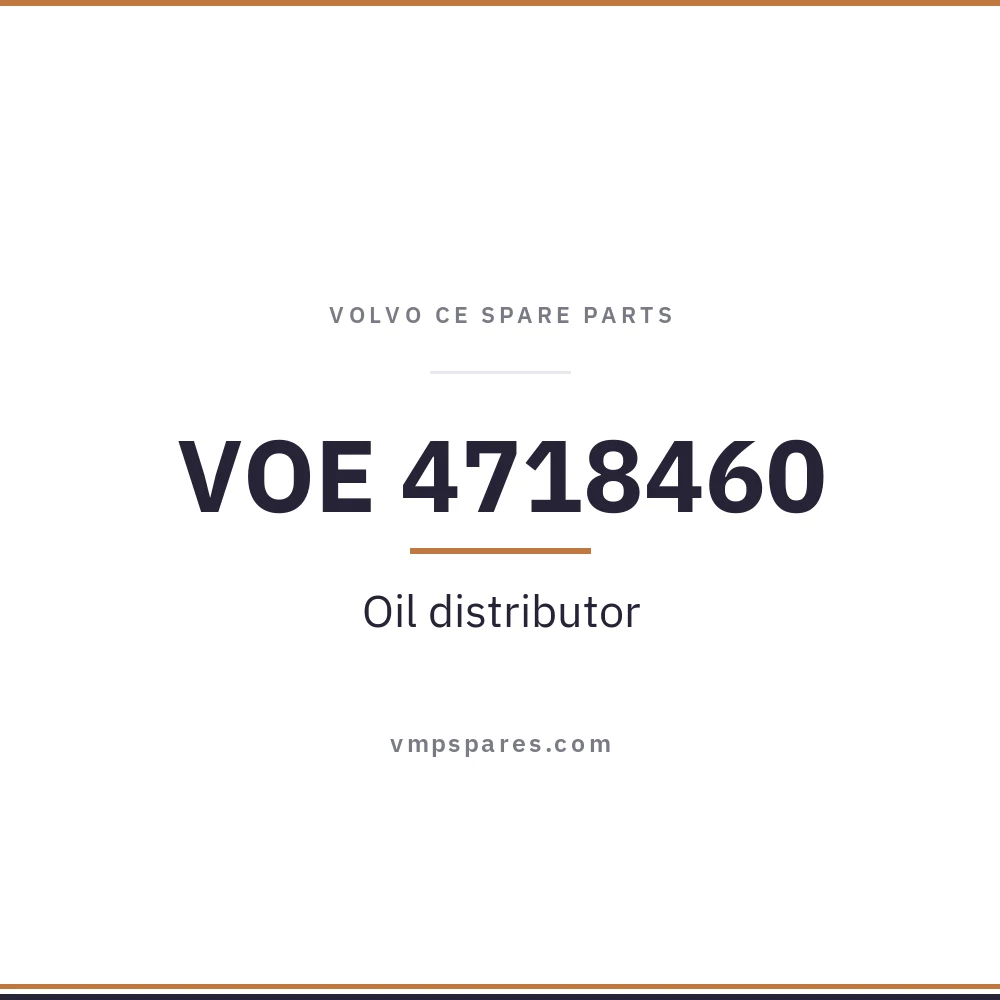 VOE 4718460 – Oil distributor