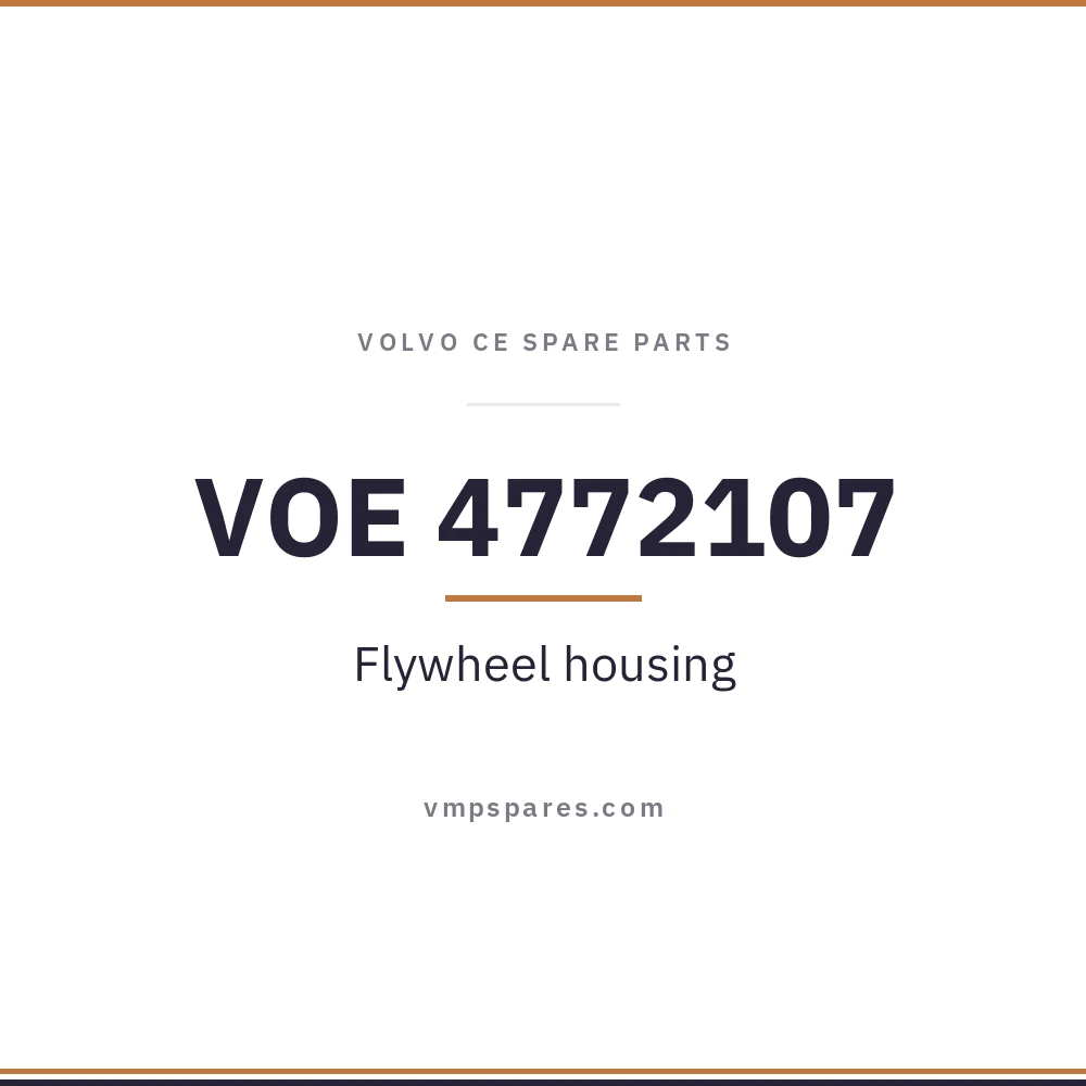 VOE 4772107 – Flywheel housing