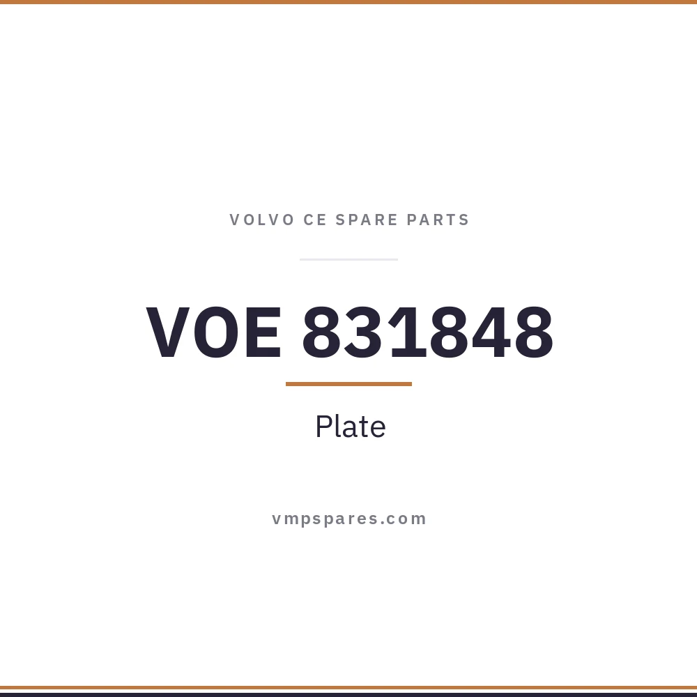VOE 831848 – Plate