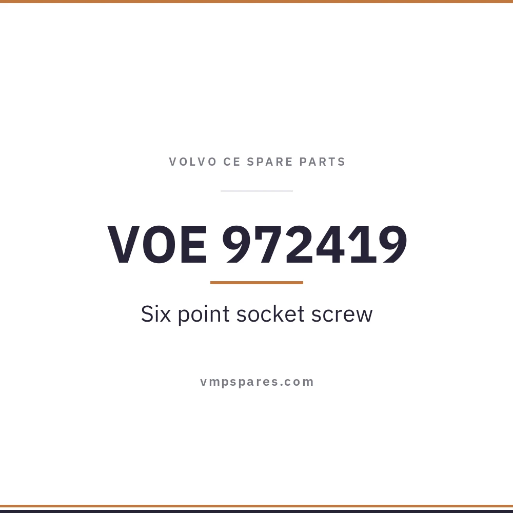 VOE 972419 – Six point socket screw