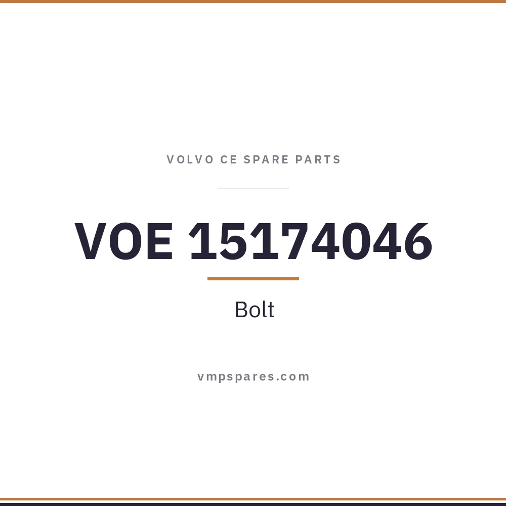VOE 15174046 – Bolt