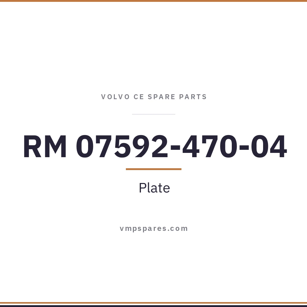 RM 07592-470-04 – Plate