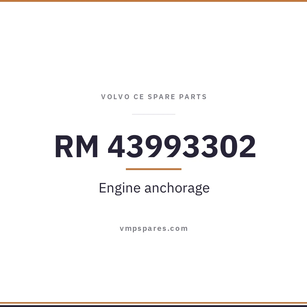 RM 43993302 – Engine anchorage