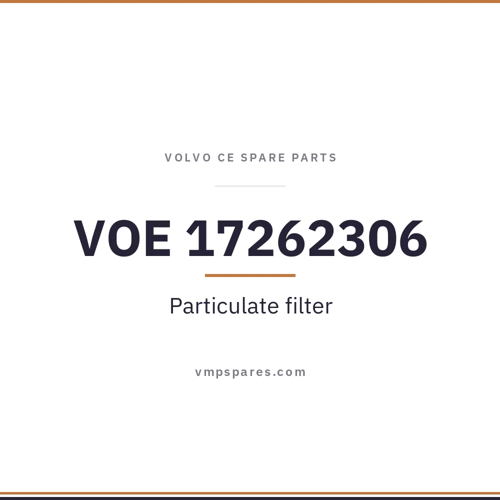 VOE 17262306 – Particulate filter