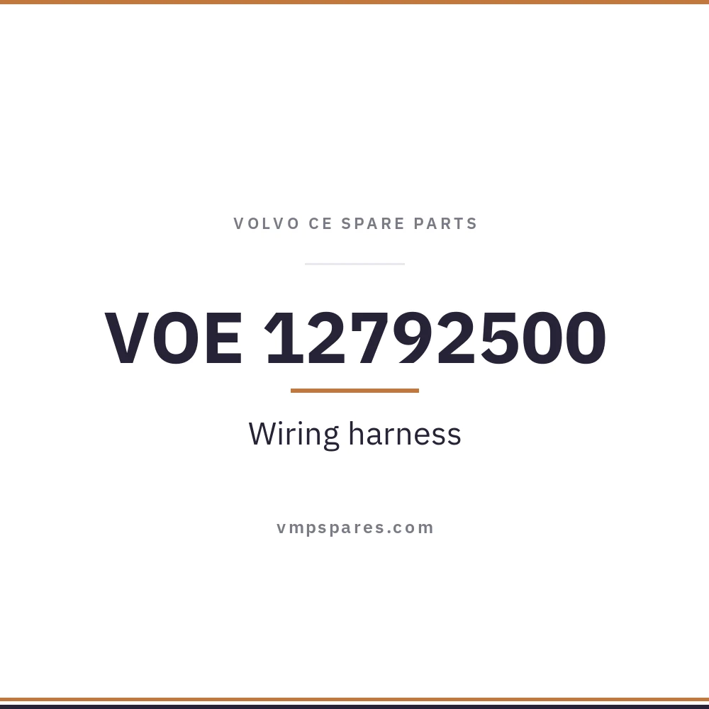 VOE 12792500 – Wiring harness