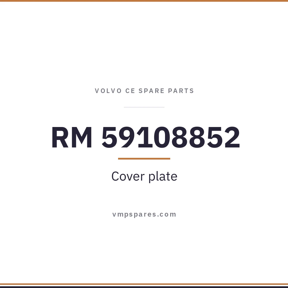 RM 59108852 – Cover plate