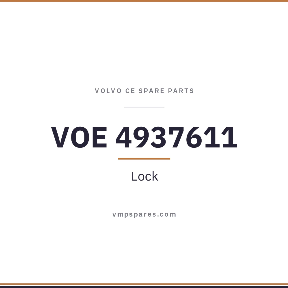 VOE 4937611 – Lock