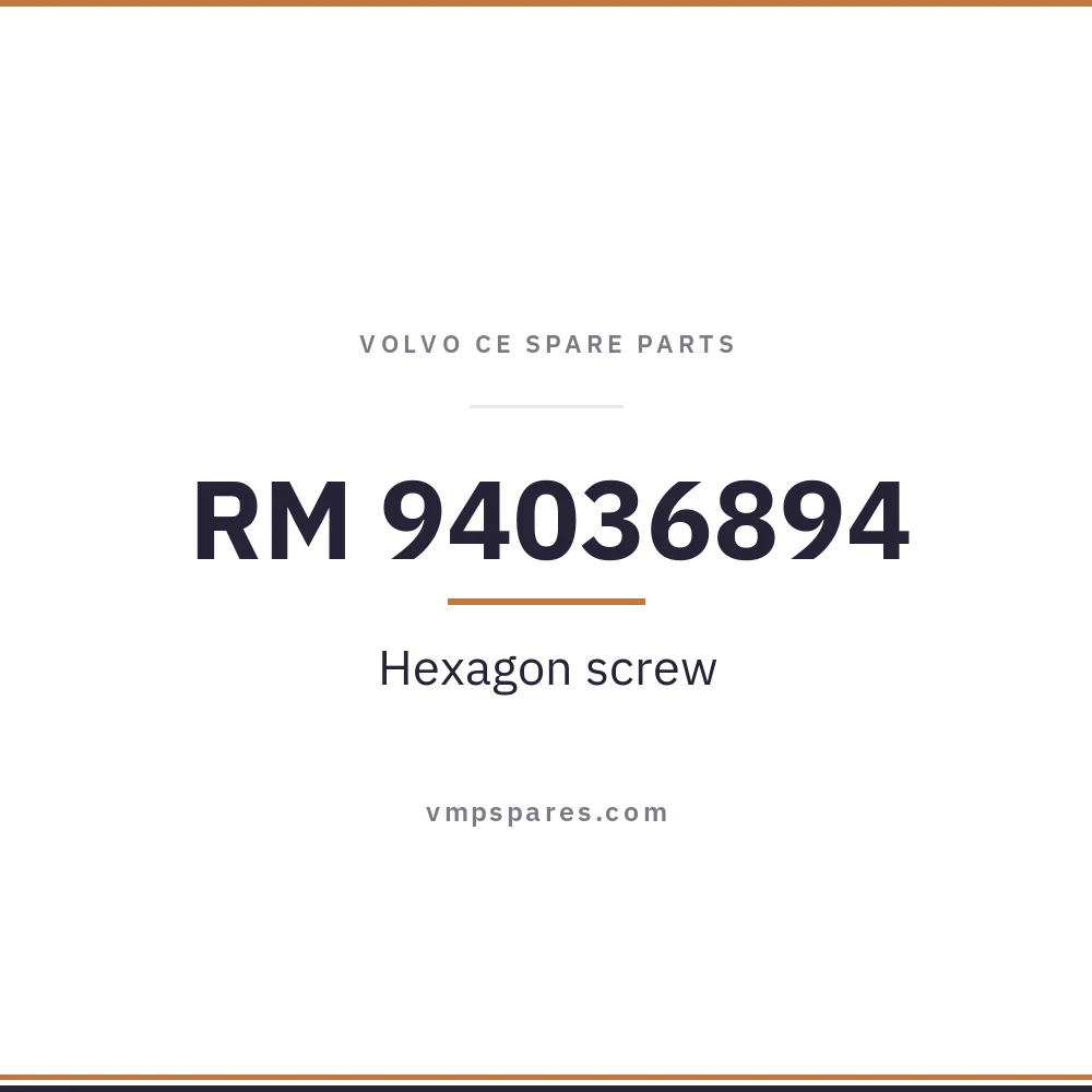 RM 94036894 – Hexagon screw