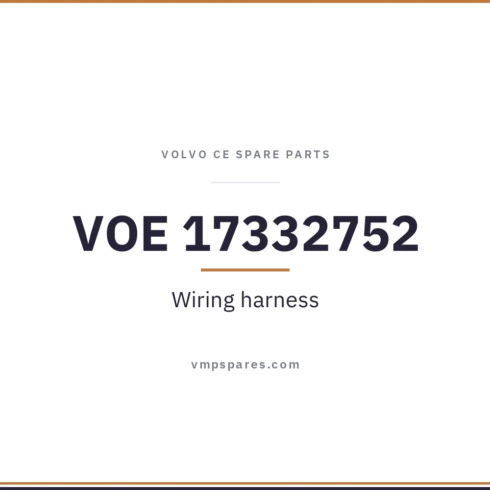 VOE 17332752 – Wiring harness