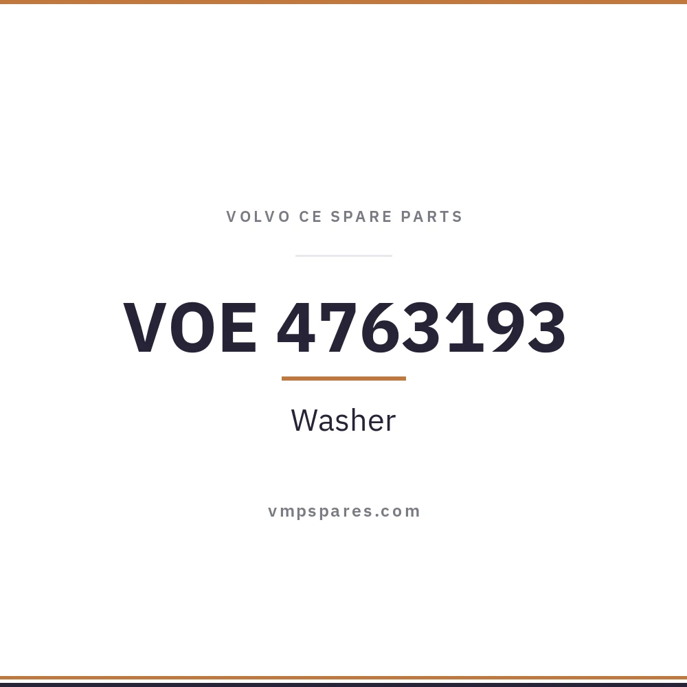 VOE 4763193 – Washer