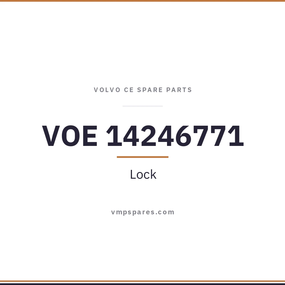 VOE 14246771 – Lock