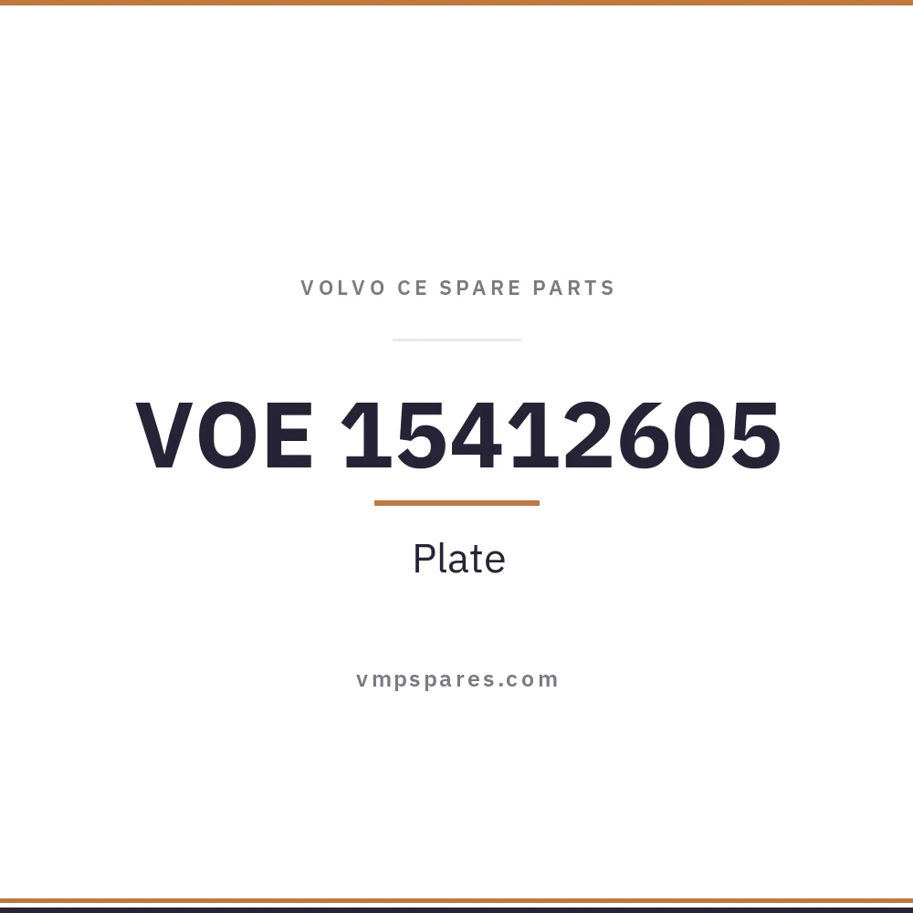 VOE 15412605 – Plate