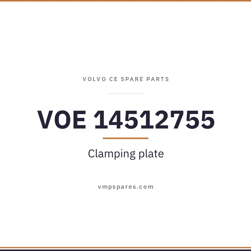 VOE 14512755 – Clamping plate