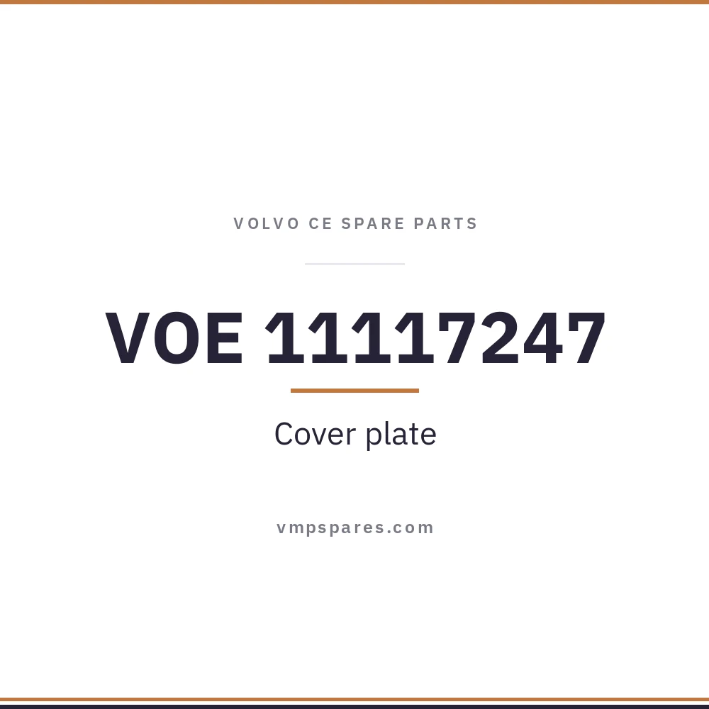 VOE 11117247 – Cover plate