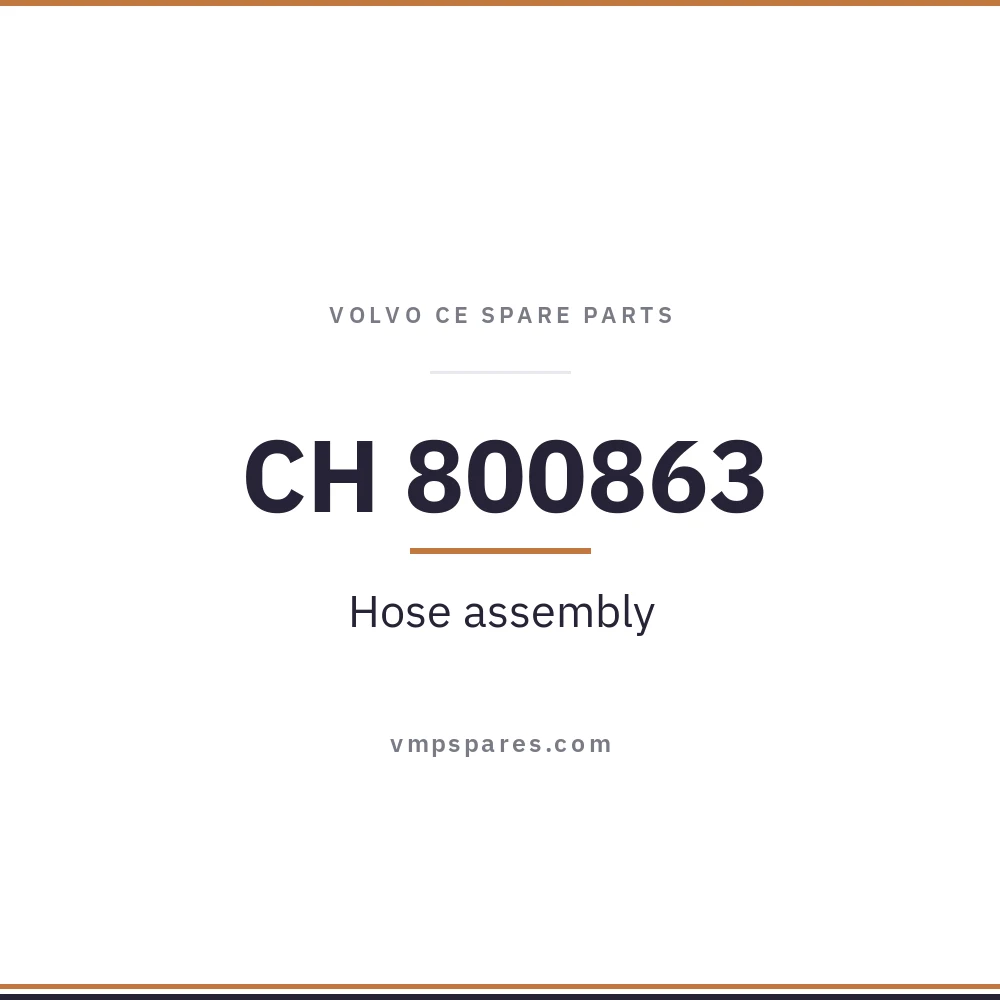 CH 800863 – Hose assembly