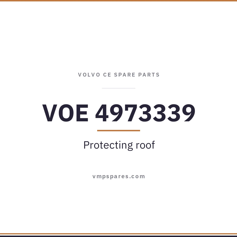 VOE 4973339 – Protecting roof