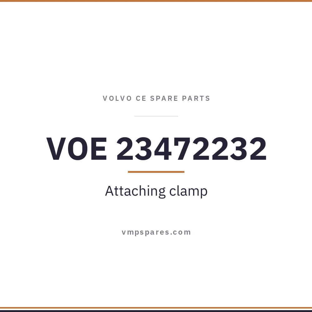VOE 23472232 – Attaching clamp