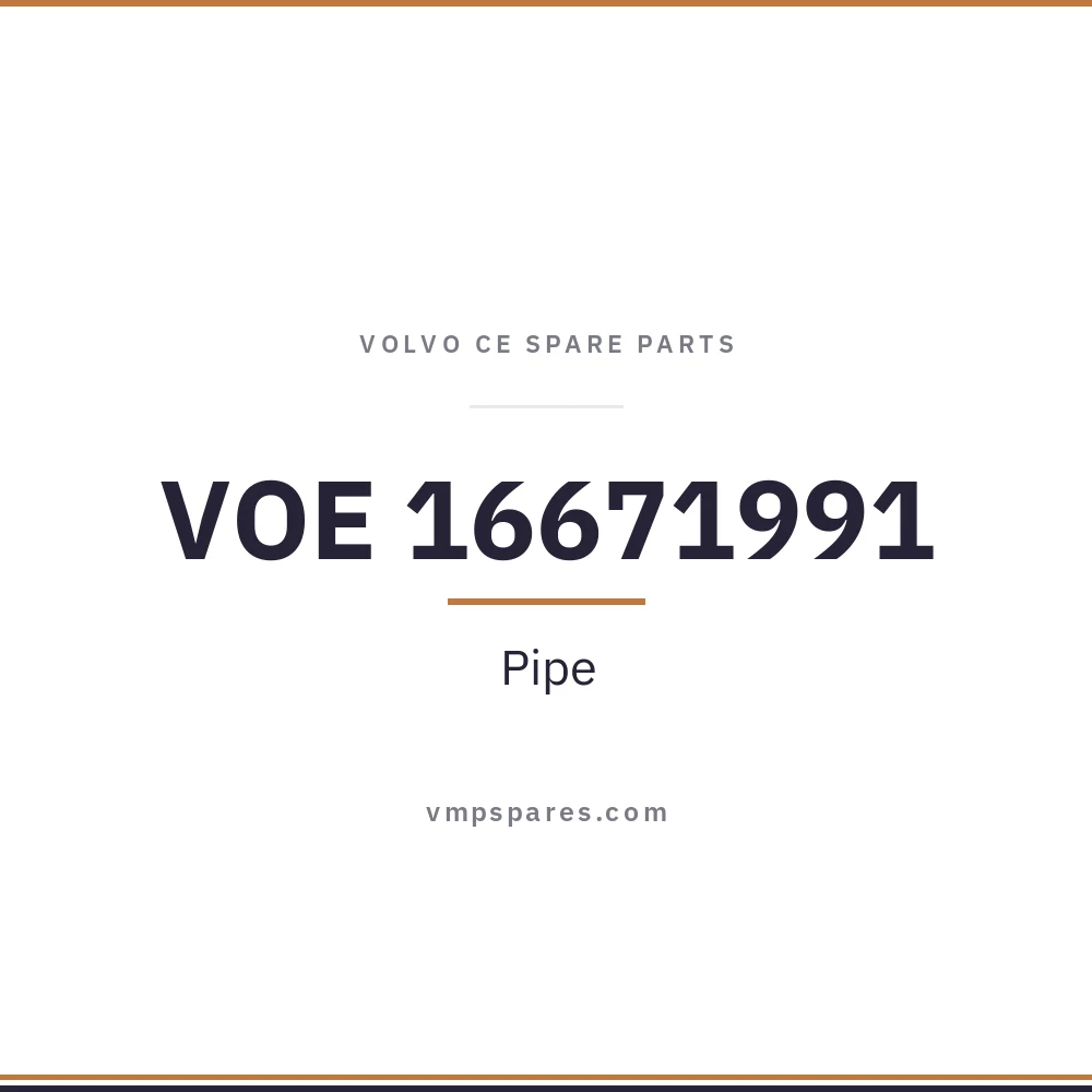 VOE 16671991 – Pipe