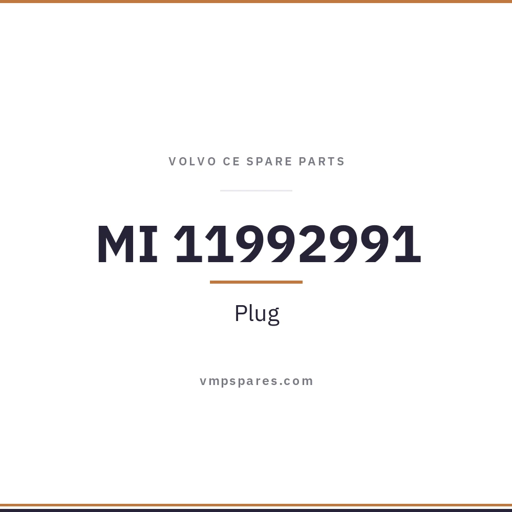 MI 11992991 – Plug