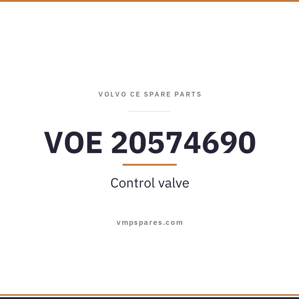 VOE 20574690 – Control valve