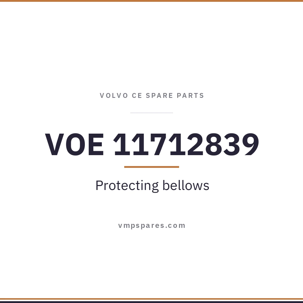 VOE 11712839 – Protecting bellows