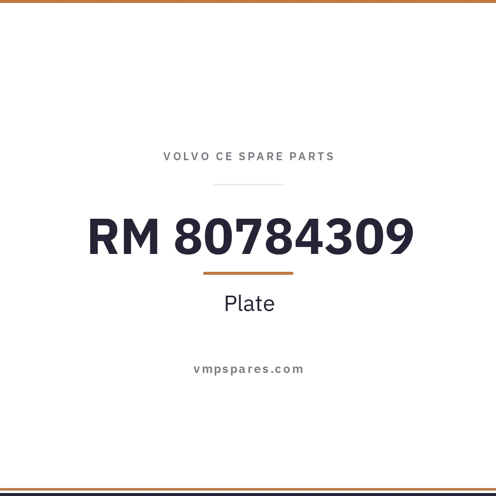 RM 80784309 – Plate