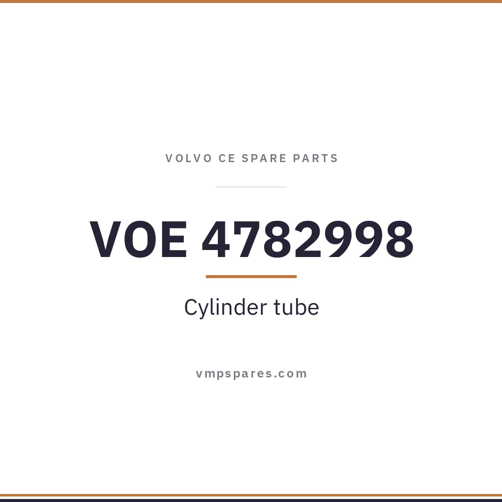 VOE 4782998 – Cylinder tube