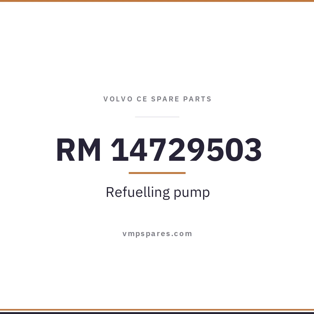 RM 14729503 – Refuelling pump