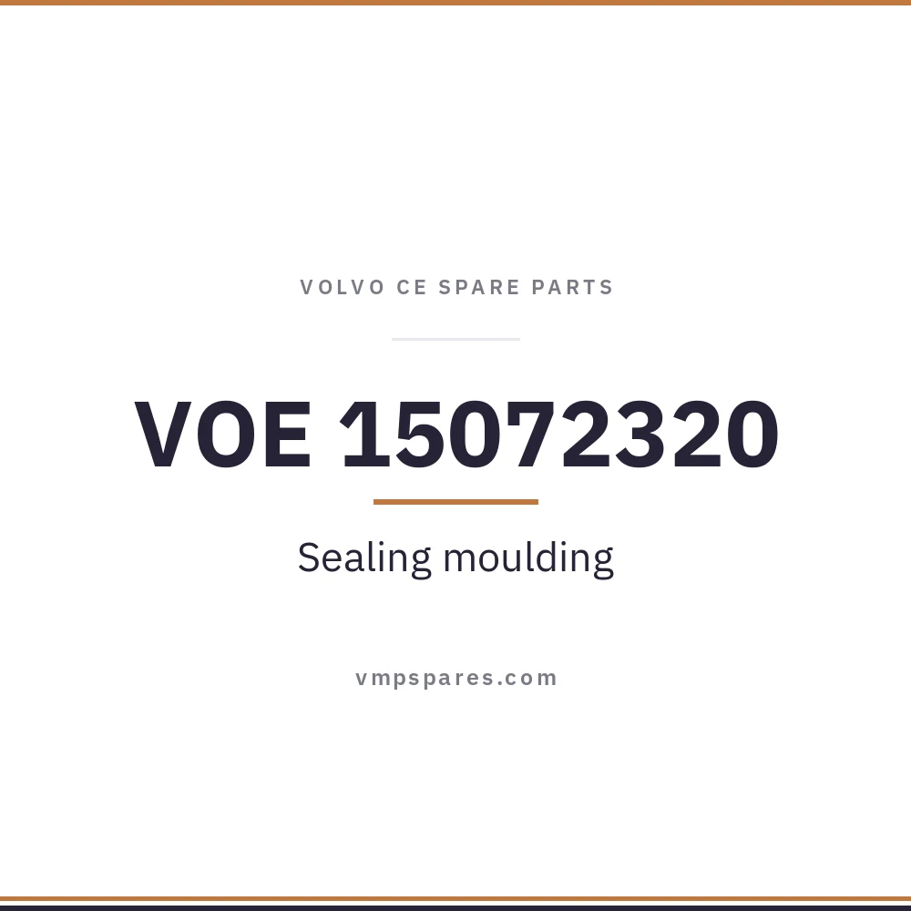 VOE 15072320 – Sealing moulding