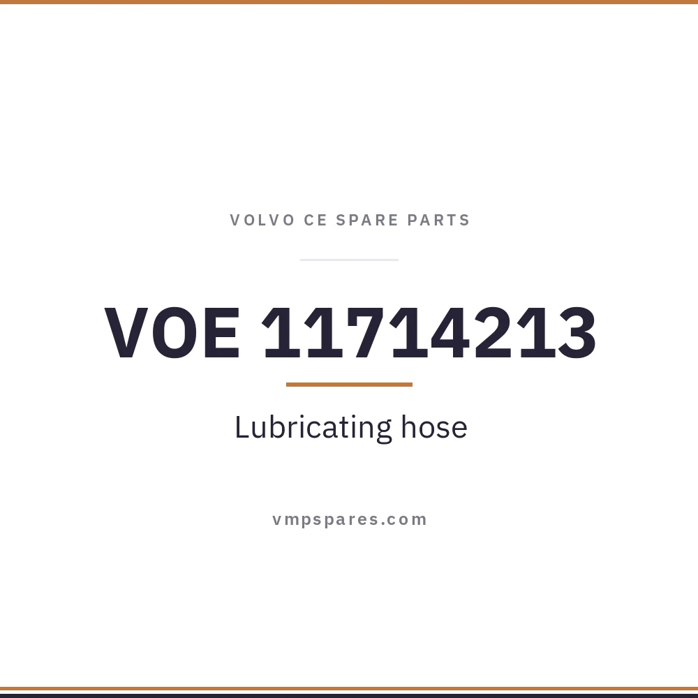 VOE 11714213 – Lubricating hose