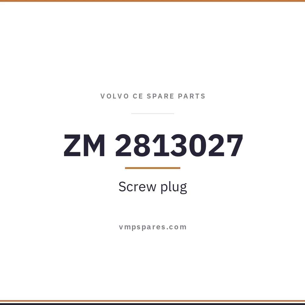 ZM 2813027 – Screw plug