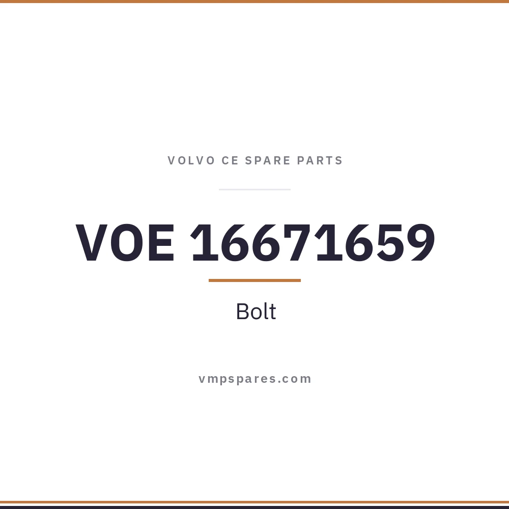 VOE 16671659 – Bolt