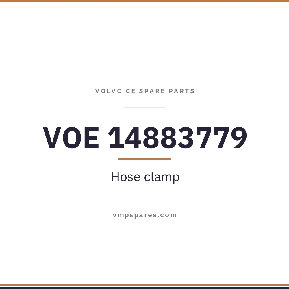 VOE 14883779 – Hose clamp