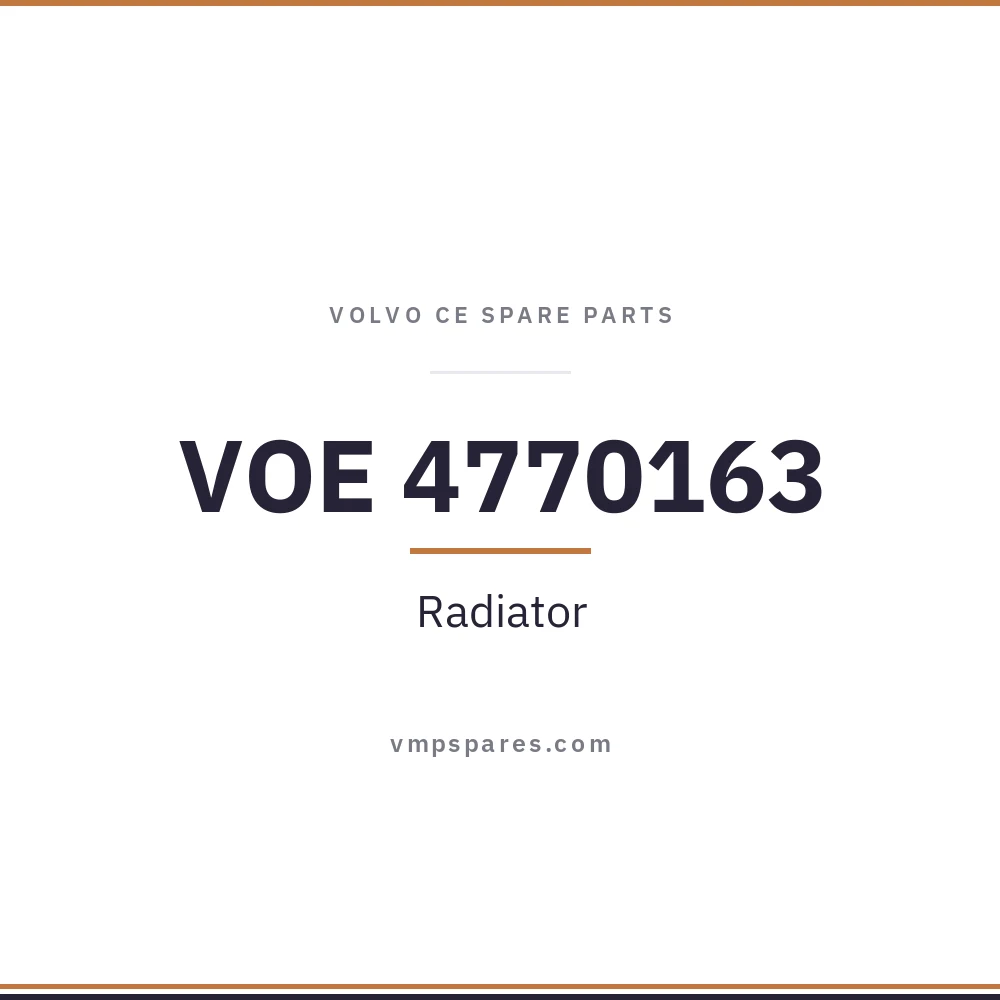 VOE 4770163 – Radiator