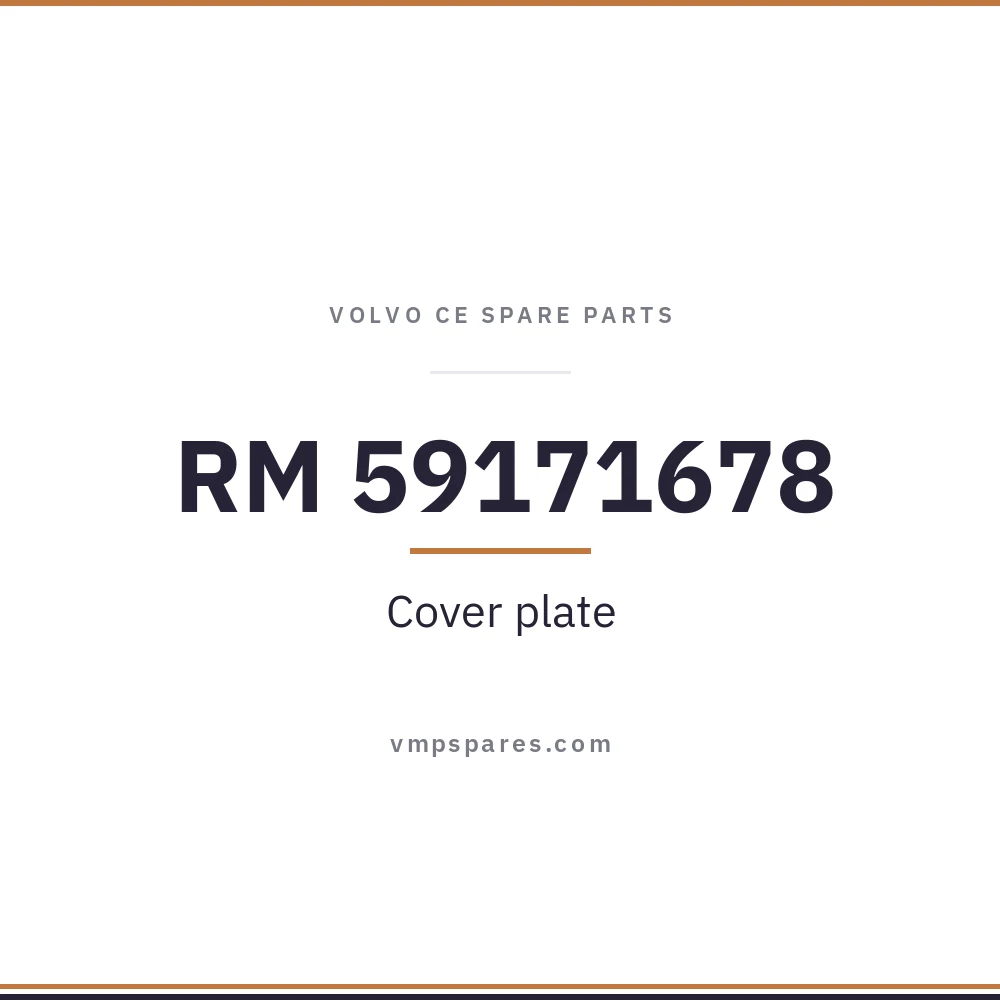 RM 59171678 – Cover plate