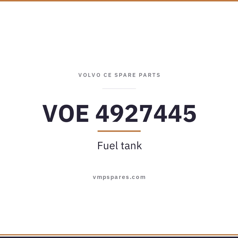 VOE 4927445 – Fuel tank