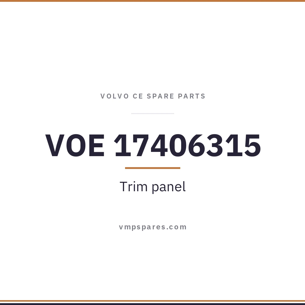 VOE 17406315 – Trim panel