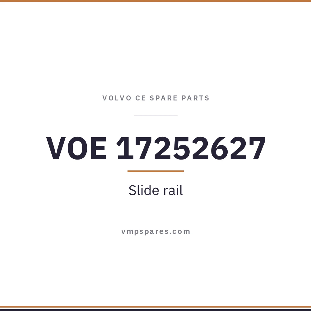 VOE 17252627 – Slide rail