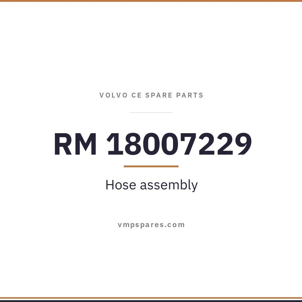 RM 18007229 – Hose assembly