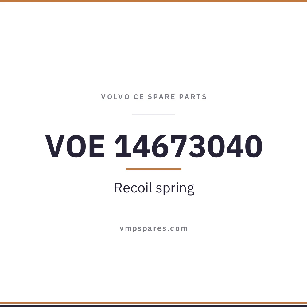 VOE 14673040 – Recoil spring