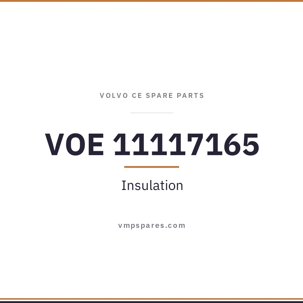 VOE 11117165 – Insulation