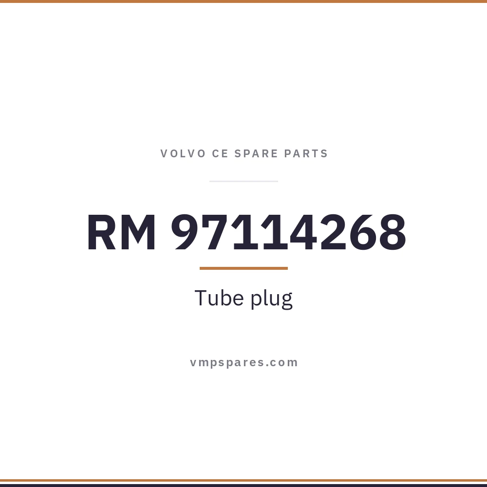 RM 97114268 – Tube plug