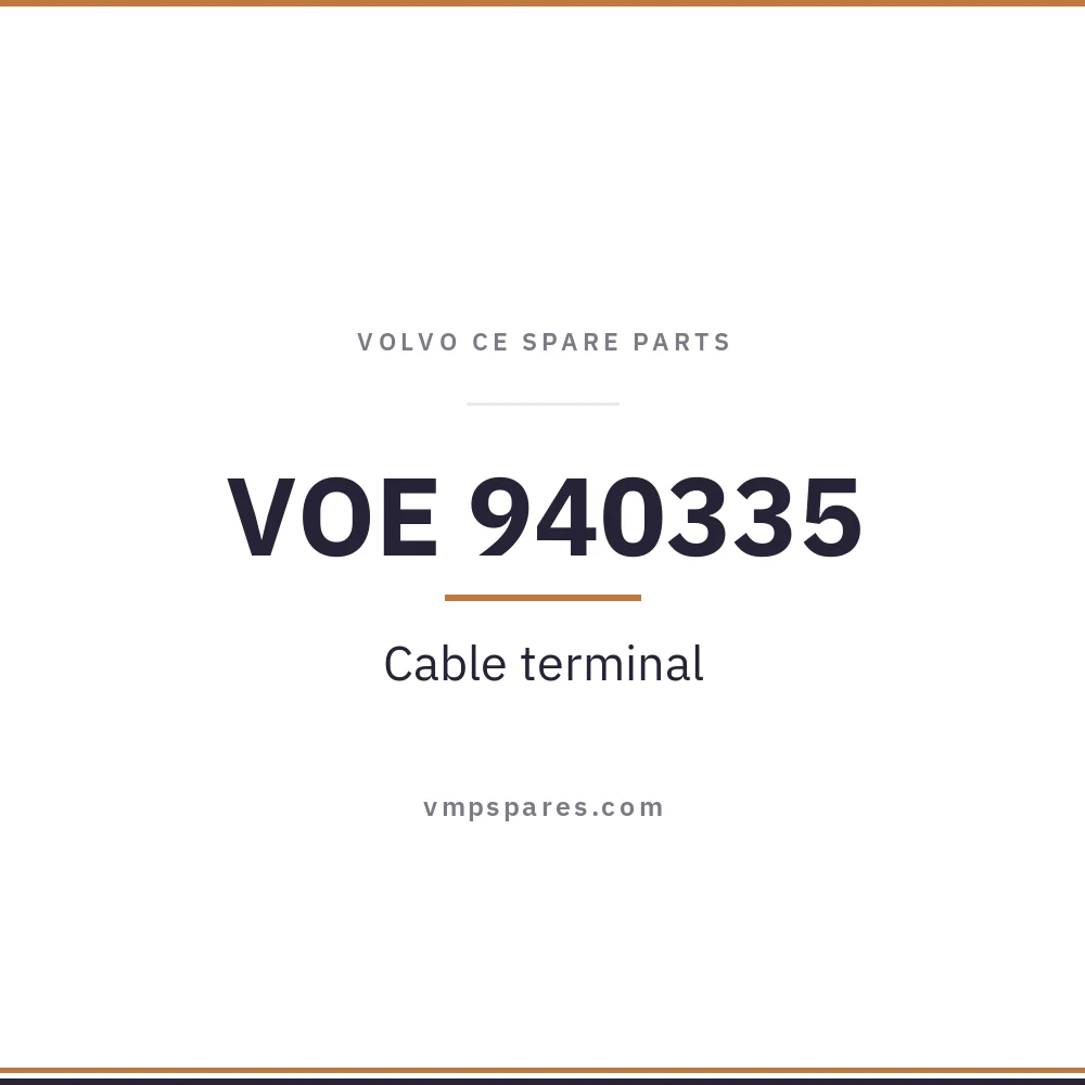 VOE 940335 – Cable terminal