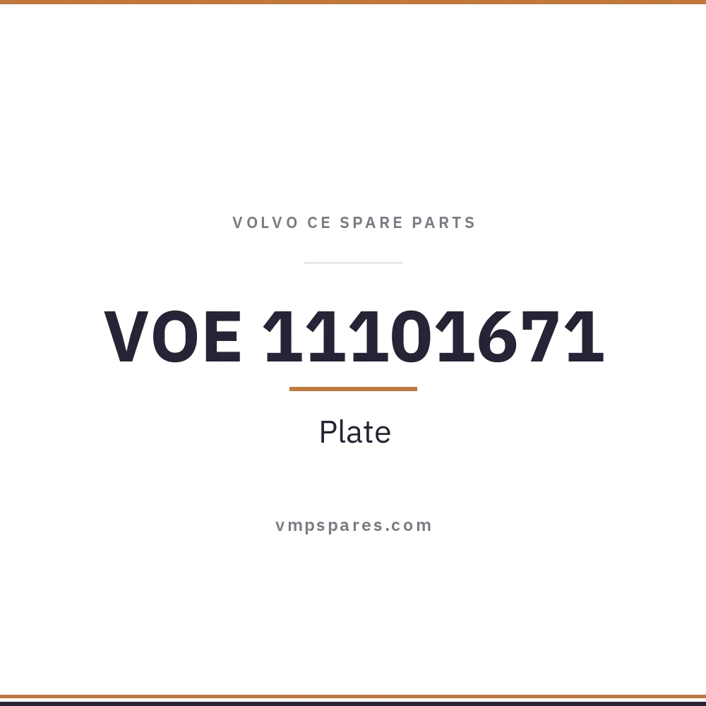 VOE 11101671 – Plate