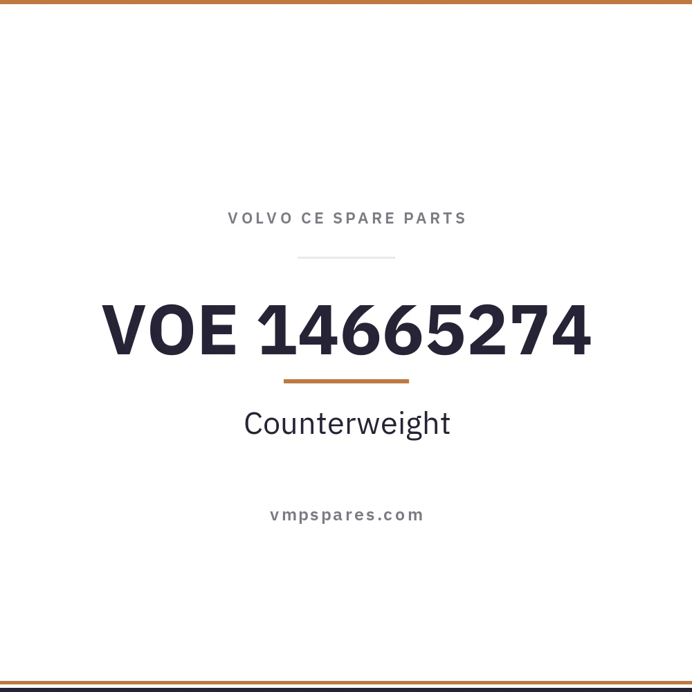 VOE 14665274 – Counterweight